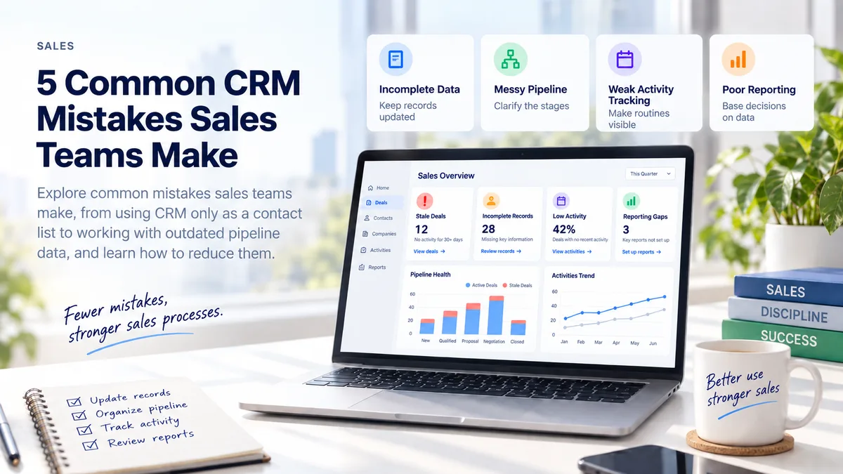 5 Common CRM Mistakes Sales Teams Make