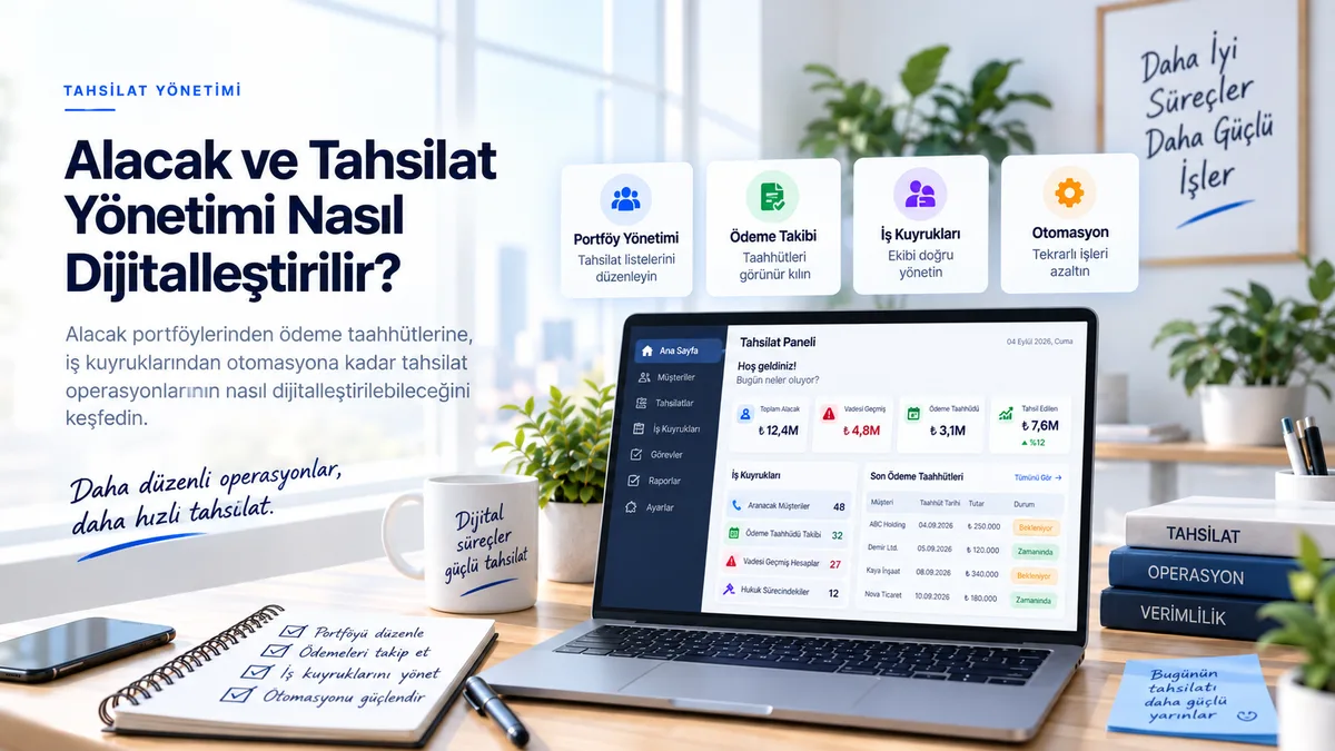 Alacak ve Tahsilat Yönetimi Nasıl Dijitalleştirilir?