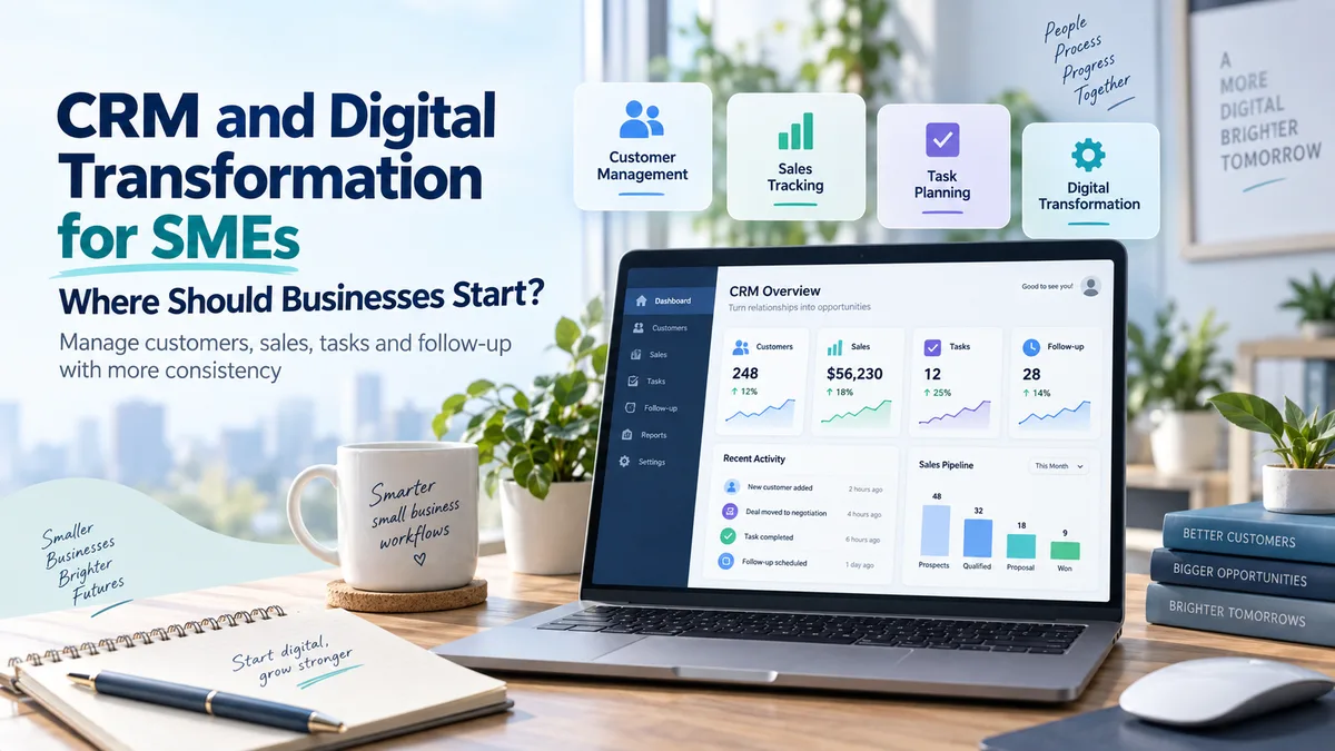 CRM and Digital Transformation for SMEs: Where Should Businesses Start?