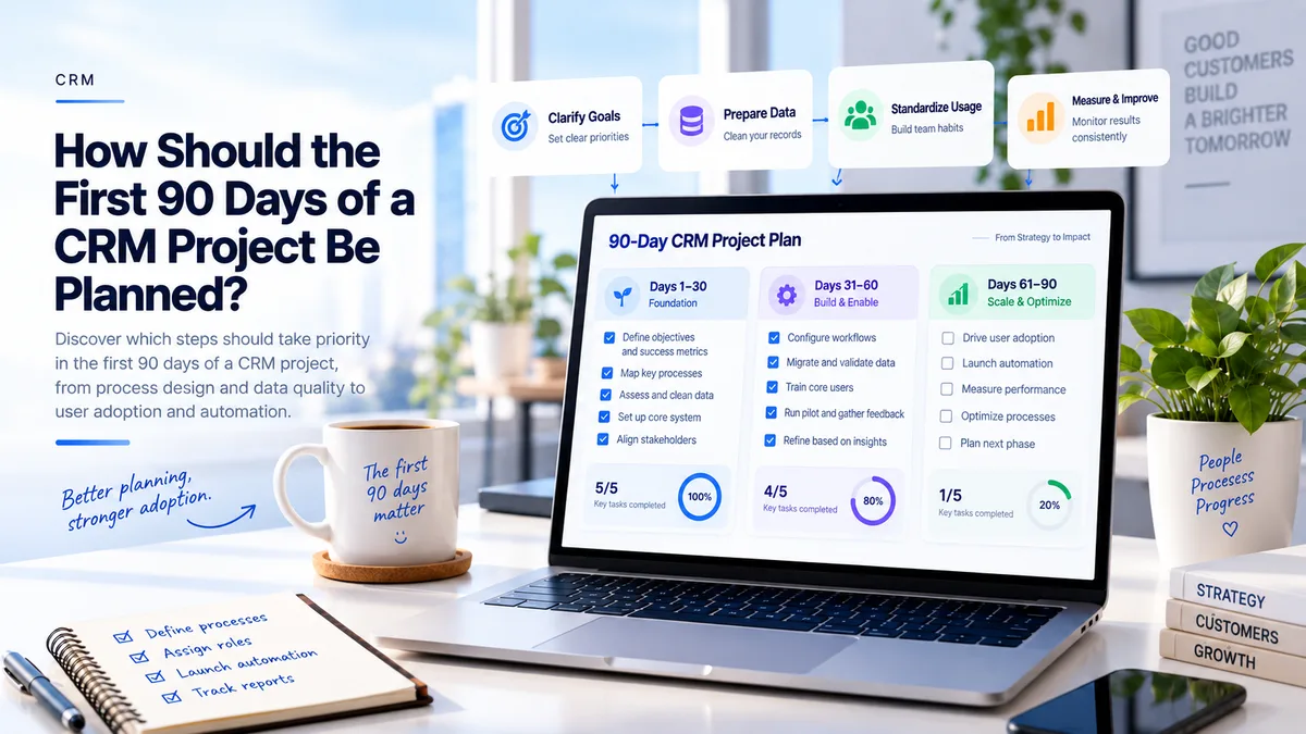 How Should You Plan the First 90 Days of a CRM Project?