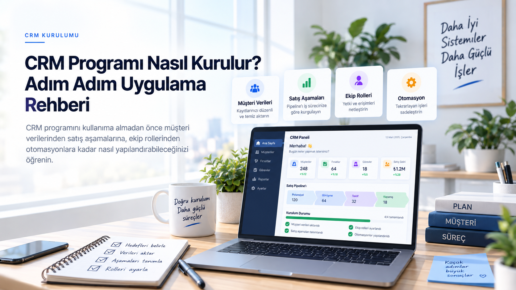 CRM Programı Nasıl Kurulur? Adım Adım Uygulama Rehberi