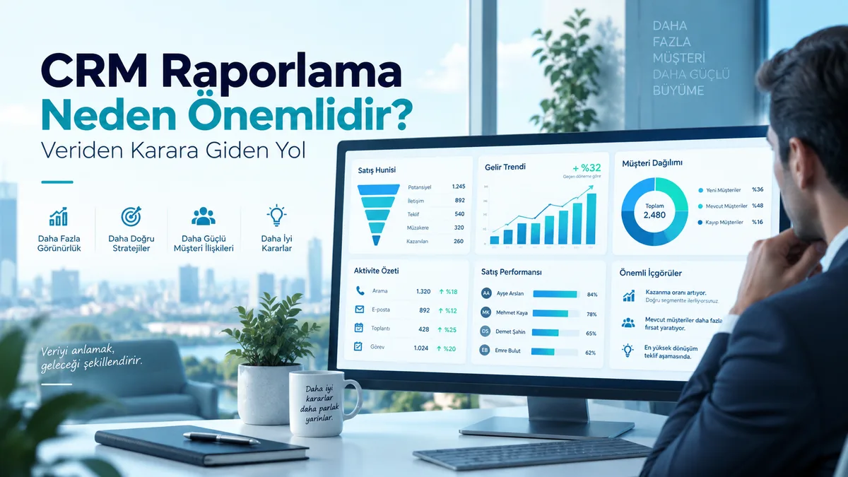 CRM Raporlama Neden Önemlidir? Veriden Karara Giden Yol