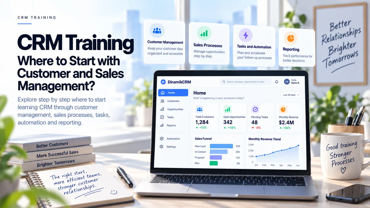 CRM Training: Where to Start with Customer and Sales Management