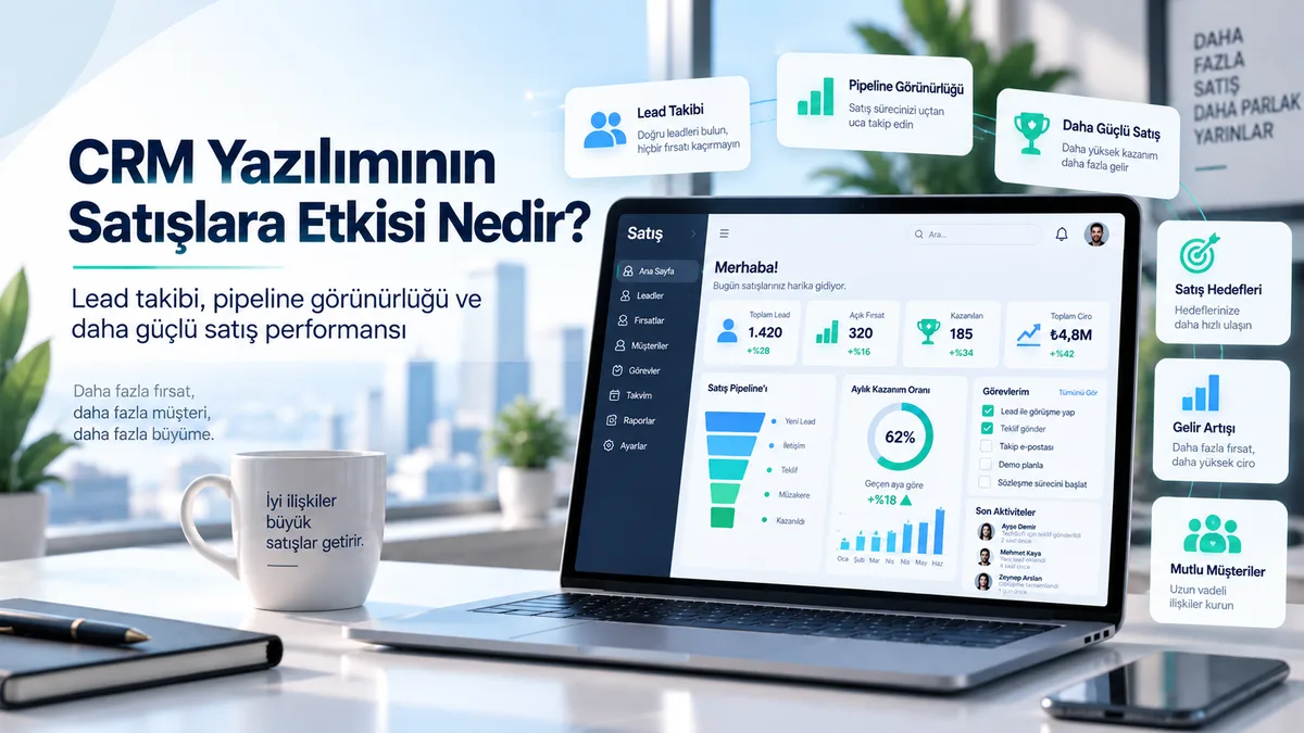 CRM Yazılımının Satışlara Etkisi Nedir?