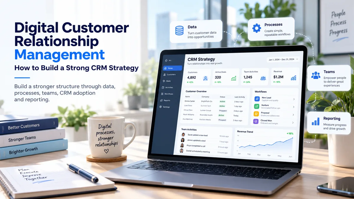 Digital Customer Relationship Management: How to Build a Strong CRM Strategy