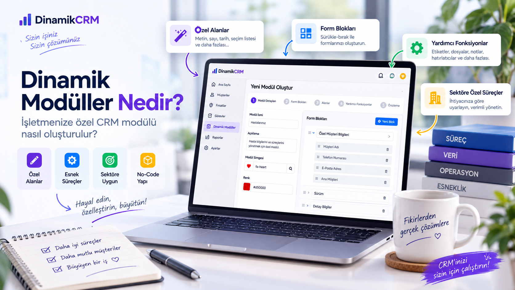Dinamik Modüller Nedir? İşletmenize Özel CRM Modülü Nasıl Oluşturulur?