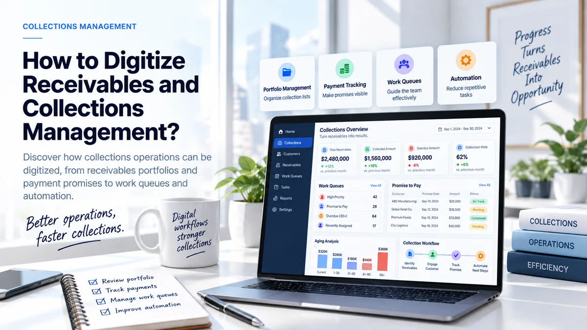 How Can Receivables and Collection Management Be Digitalized?