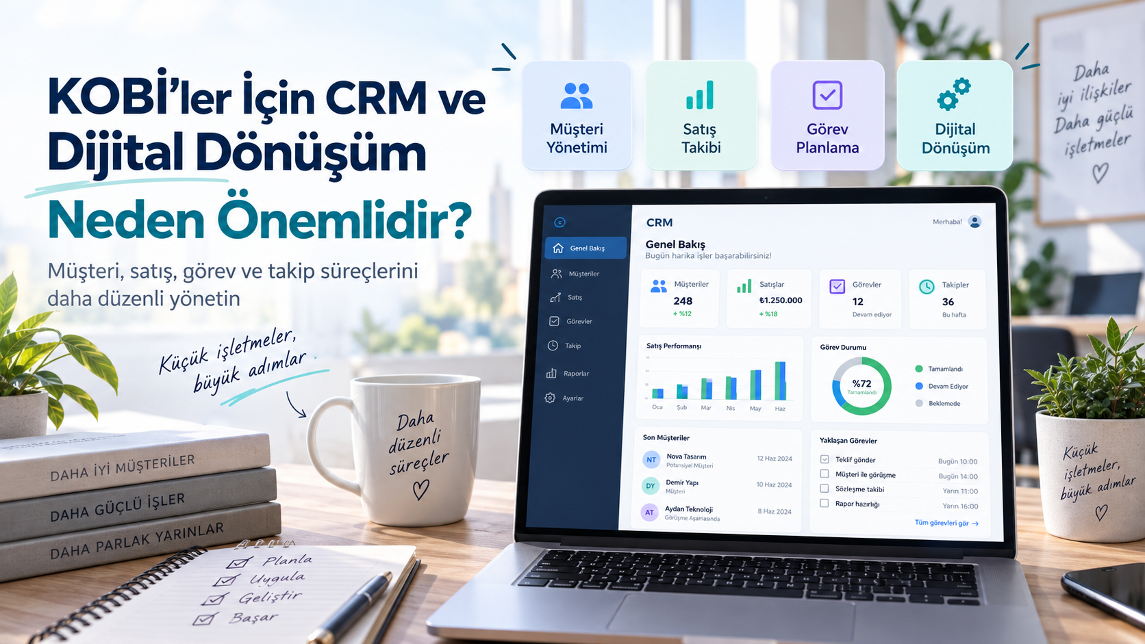 KOBİ'ler İçin CRM ve Dijital Dönüşüm Neden Önemlidir?