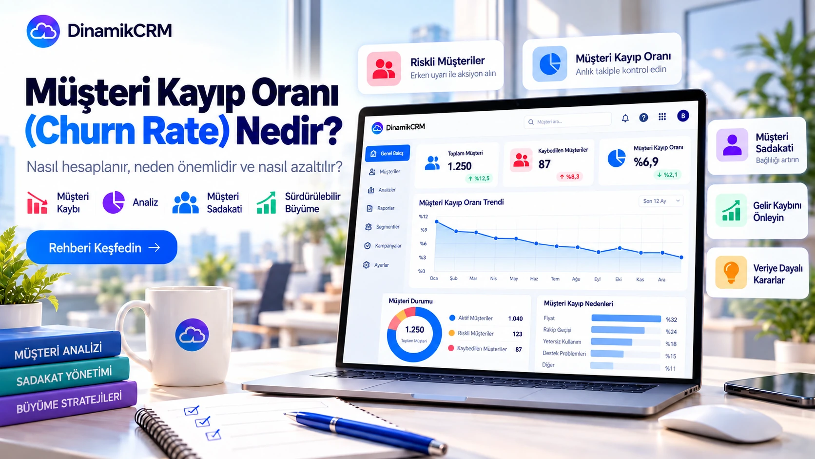 Müşteri Kayıp Oranı (Churn Rate) Nedir? Nasıl Hesaplanır ve Azaltılır?