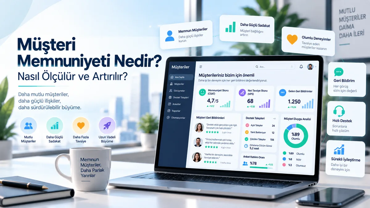 Müşteri Memnuniyeti Nedir? Nasıl Ölçülür ve Artırılır?