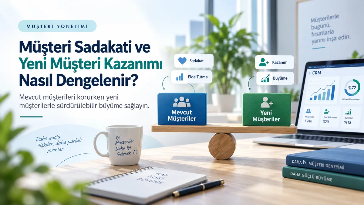 Müşteri Sadakati ve Yeni Müşteri Kazanımı Nasıl Dengelenir?