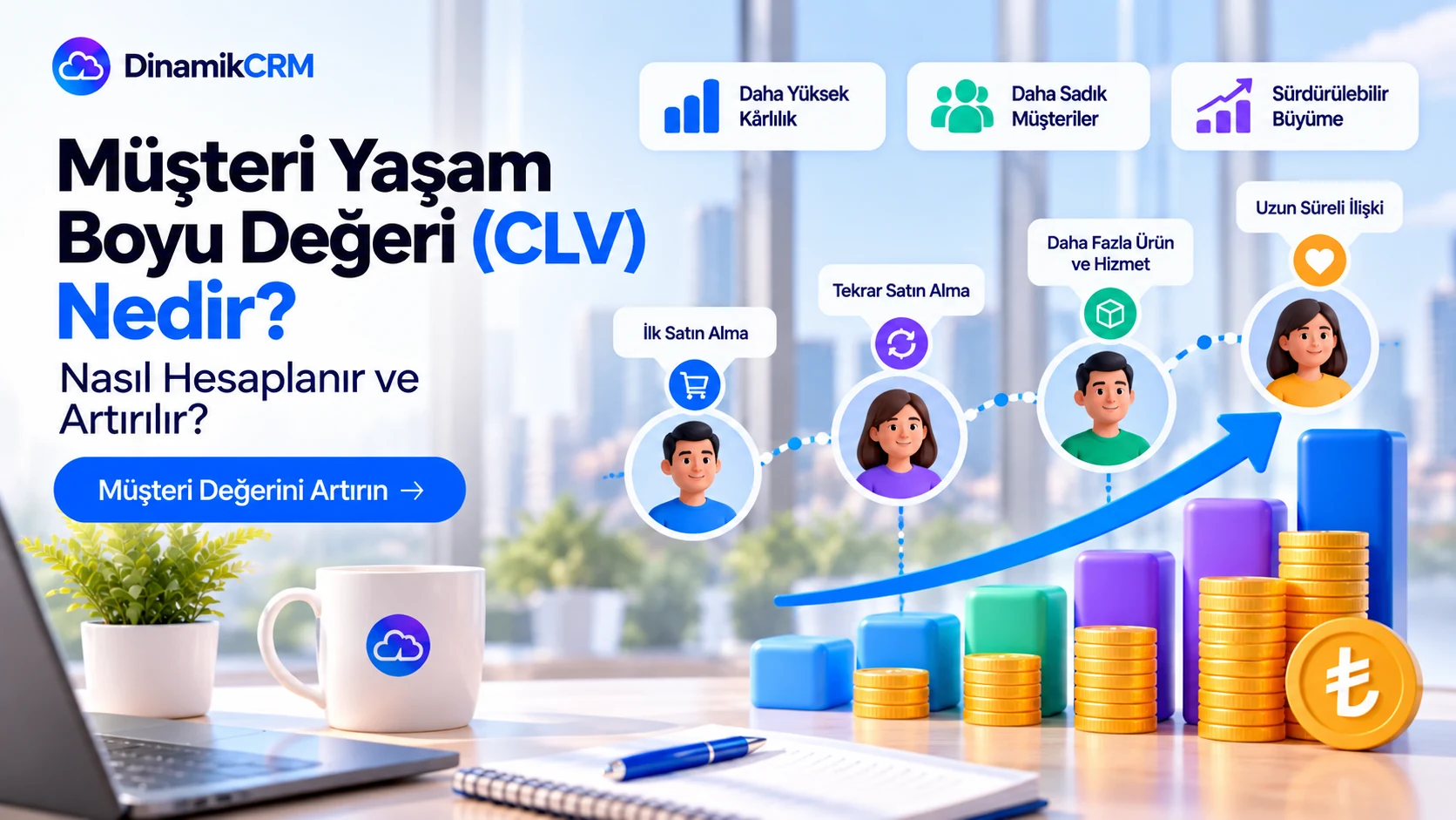 Müşteri Yaşam Boyu Değeri (CLV) Nedir? Nasıl Hesaplanır ve Artırılır?
