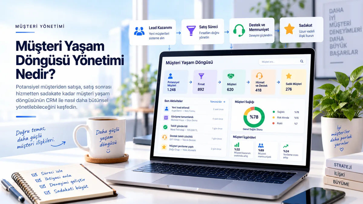 Müşteri Yaşam Döngüsü Yönetimi Nedir?