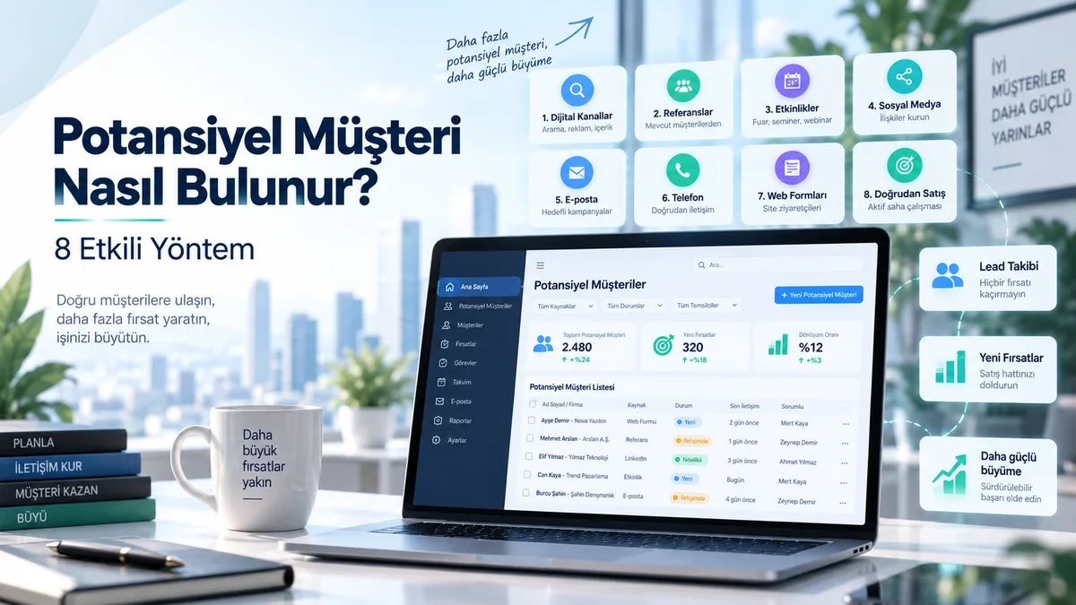 Potansiyel Müşteri Nasıl Bulunur? 8 Etkili Yöntem