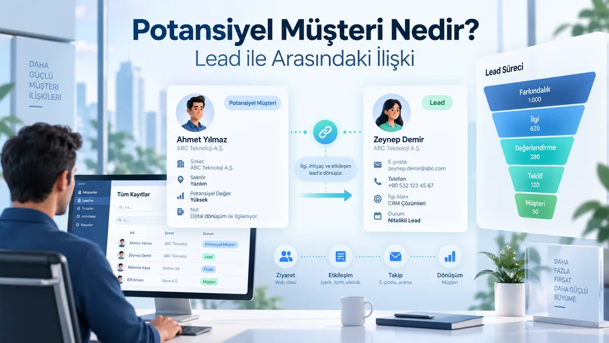 Potansiyel Müşteri Nedir? Lead ile Arasındaki İlişki