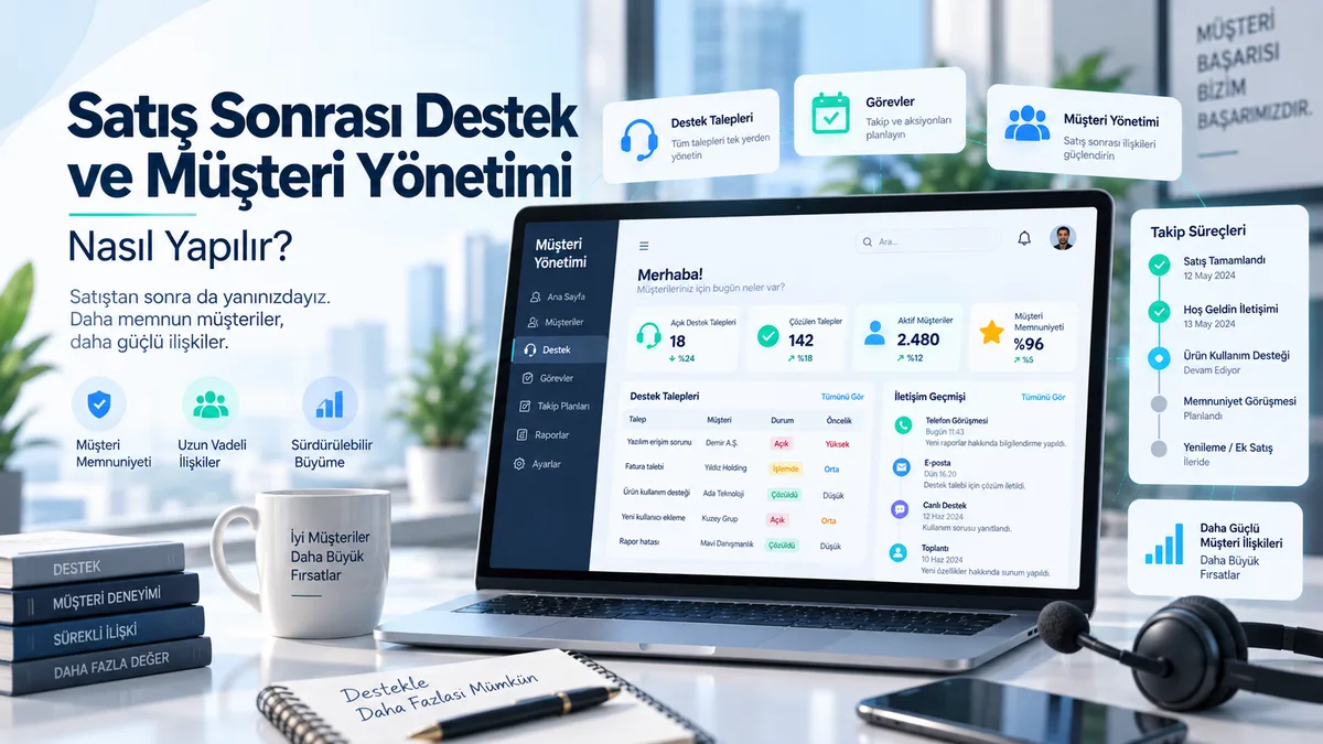 Satış Sonrası Destek ve Müşteri Yönetimi Nasıl Yapılır?