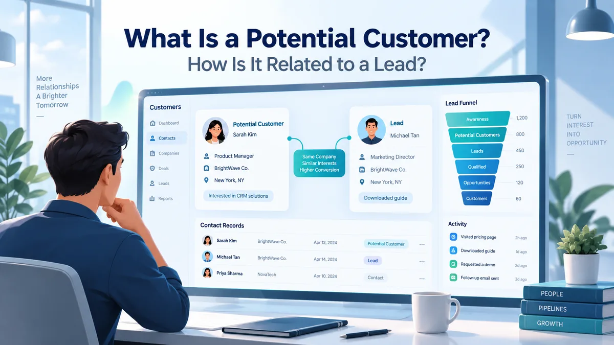 What Is a Potential Customer? How Is It Related to a Lead?