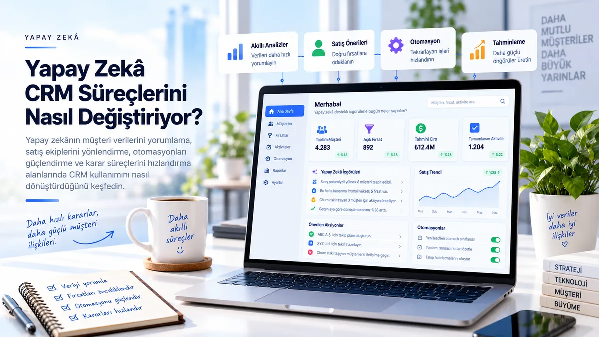 Yapay Zekâ CRM Süreçlerini Nasıl Değiştiriyor?