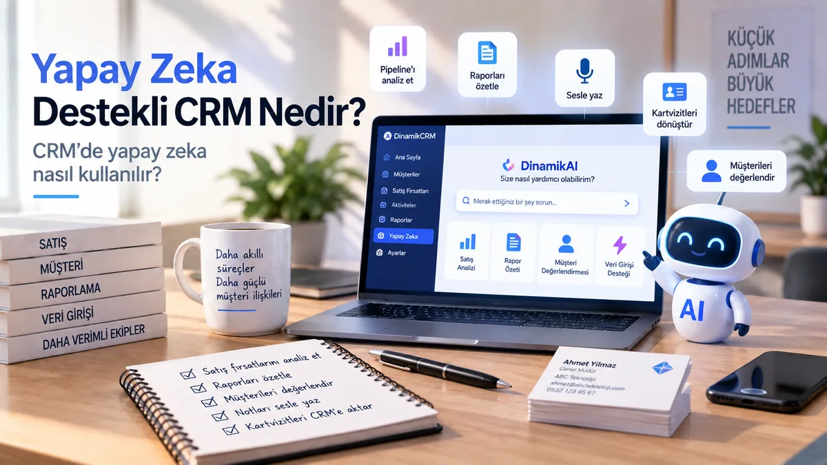 Yapay Zeka Destekli CRM Nedir? CRM'de AI Nasıl Kullanılır?