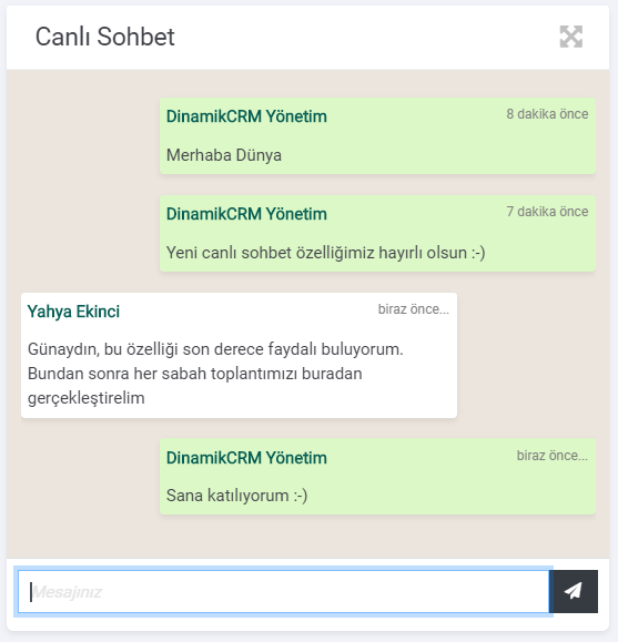 Canlı Sohbet