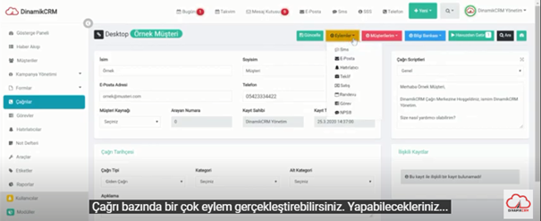 Müşteri İlişkileri Yönetimi Yazılımı Çağrı Merkezi Hizmeti Sunuyor mu?